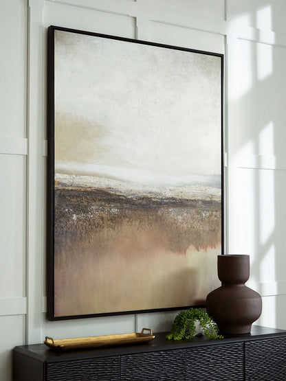 Siaking - Wall Art - Brown / Gray / White by Ashley – view 4