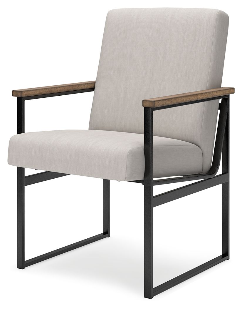 Montia - Home Office Desk Chair - Light Brown by Ashley – view 4