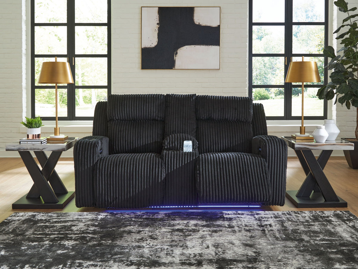 Forest Lake - Power Reclining Loveseat With Console / Adj Headrest by Ashley – view 6