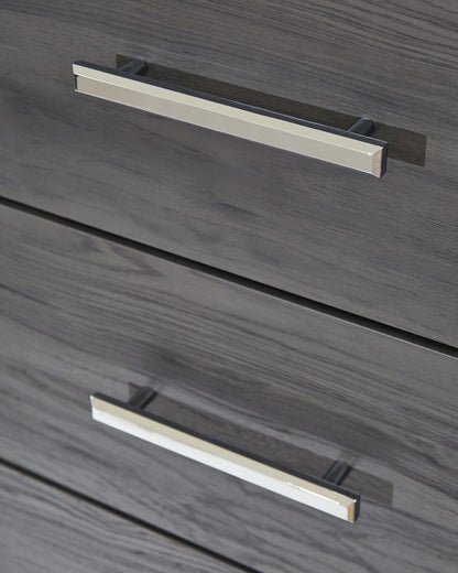 Lodanna - Five Drawer Chest - Gray by Ashley – view 3