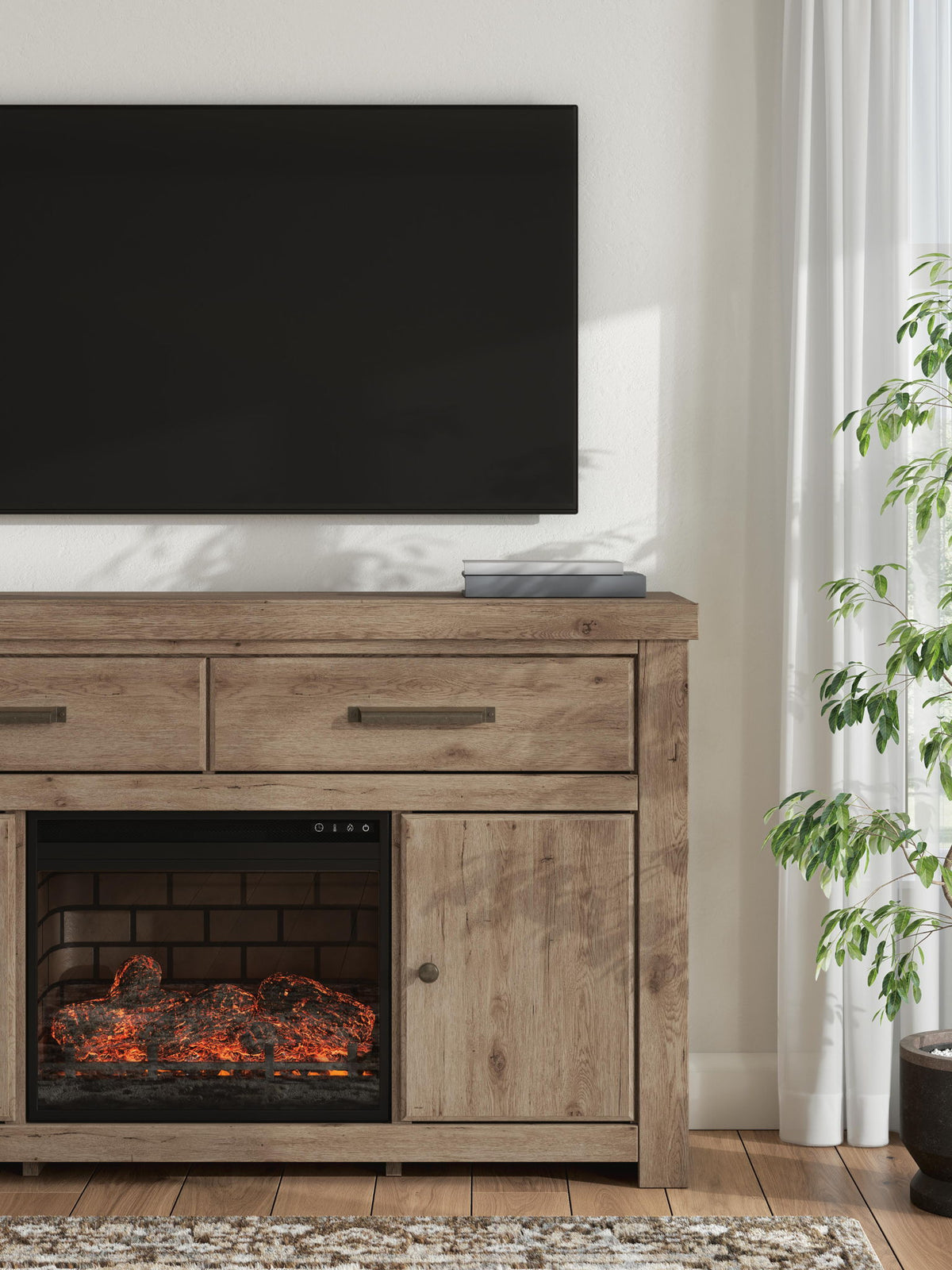 Garistyn - TV Stand With Fireplace Option – view 22
