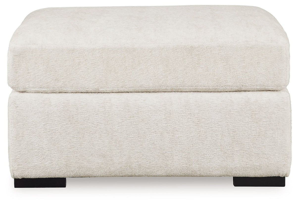 Chessington - Oversized Accent Ottoman - Ivory by Ashley – view 2