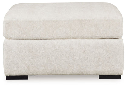 Chessington - Oversized Accent Ottoman - Ivory by Ashley – view 2