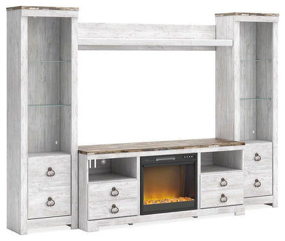Willowton - Entertainment Center With Fireplace Option by Ashley – view 3