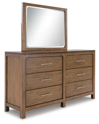 Cabalynn - Dresser And Mirror - Light Brown by Ashley – Dresser & Mirror