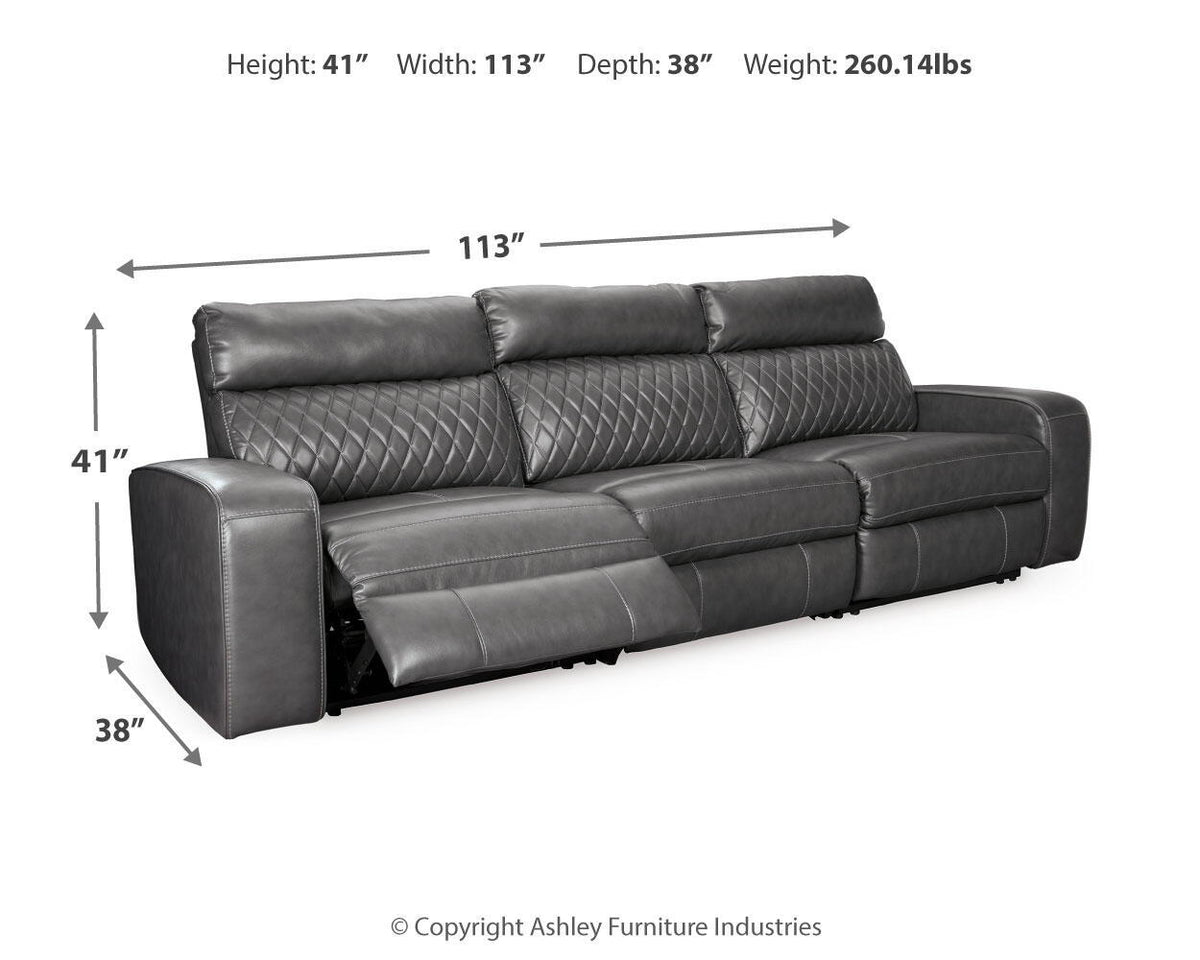Samperstone - Power Reclining Sectional by Ashley – view 17