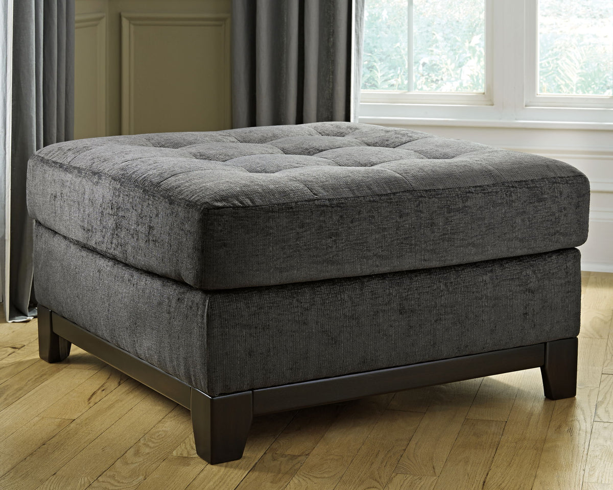 Reidshire - Oversized Accent Ottoman - Steel by Ashley – view 3