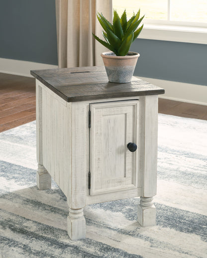 Havalance - Chair Side End Table - White / Gray by Ashley – view 4