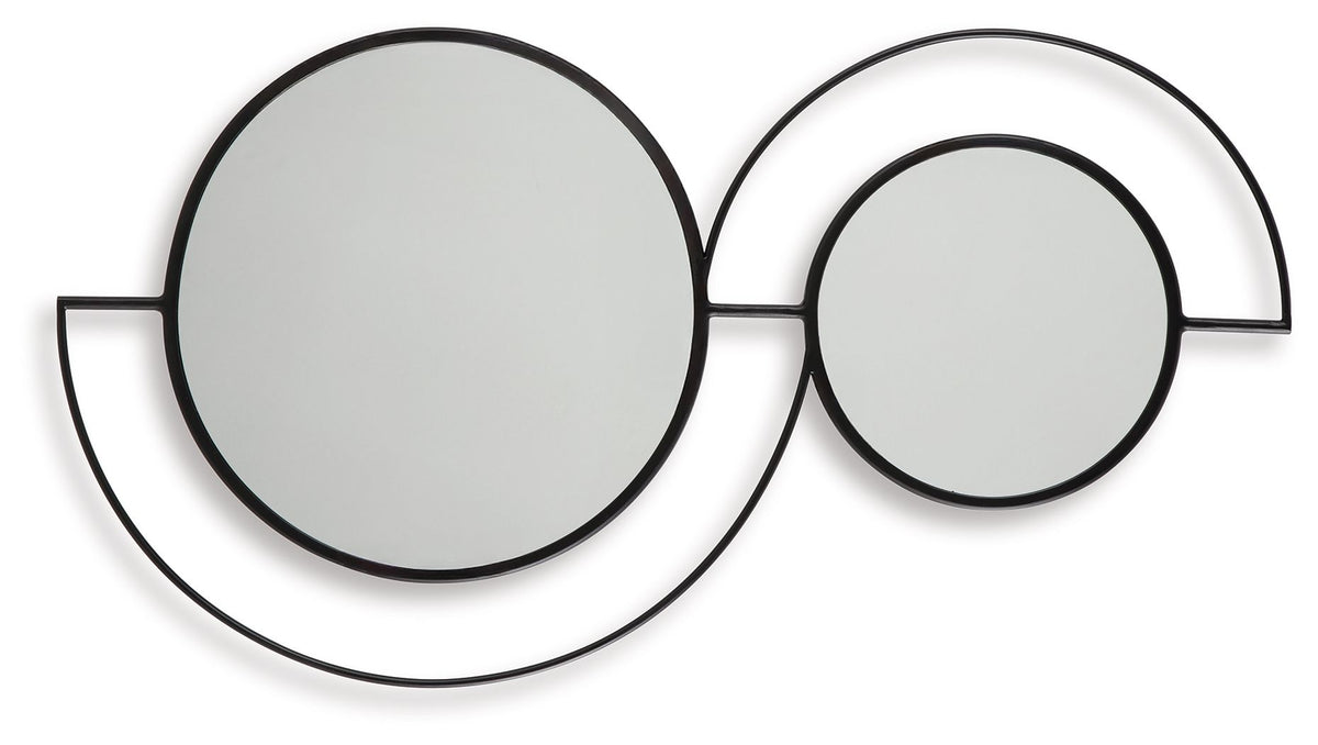 Shayham - Accent Mirror - Black by Ashley – view 4
