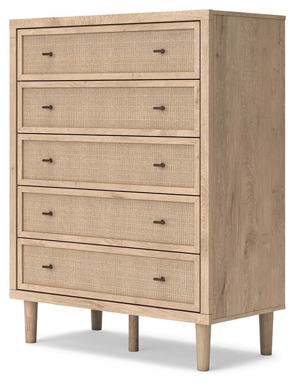 Cielden - Five Drawer Wide Chest - Two-Tone by Ashley – view 4