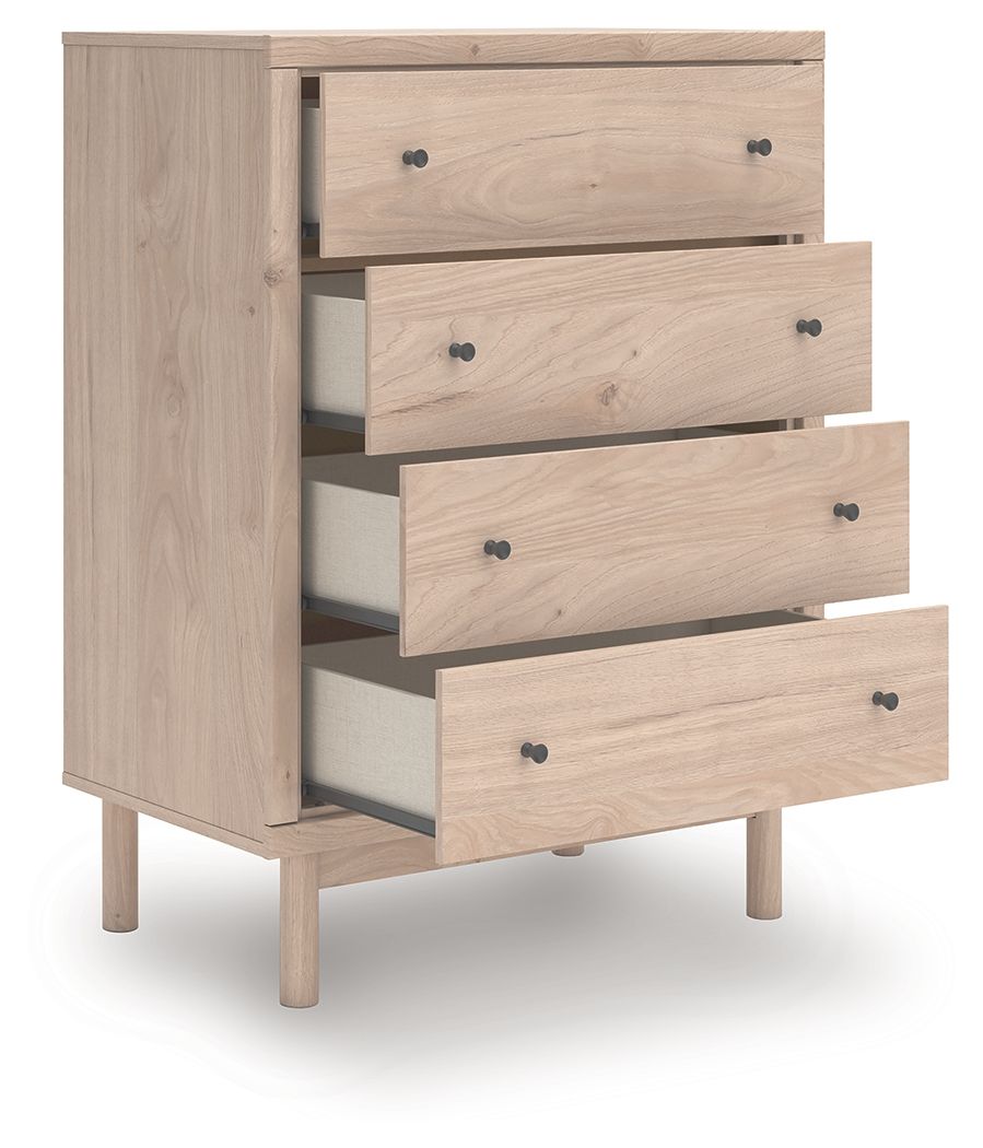 Arloster - Four Drawer Chest - Tan by Ashley – view 3