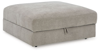 Aslan Court - Ottoman With Storage - Pebble – Storage Ottomans