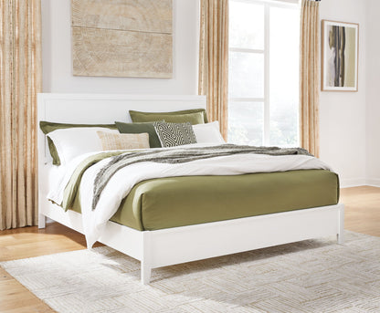 Binterglen - King Panel Bed - White – view 4