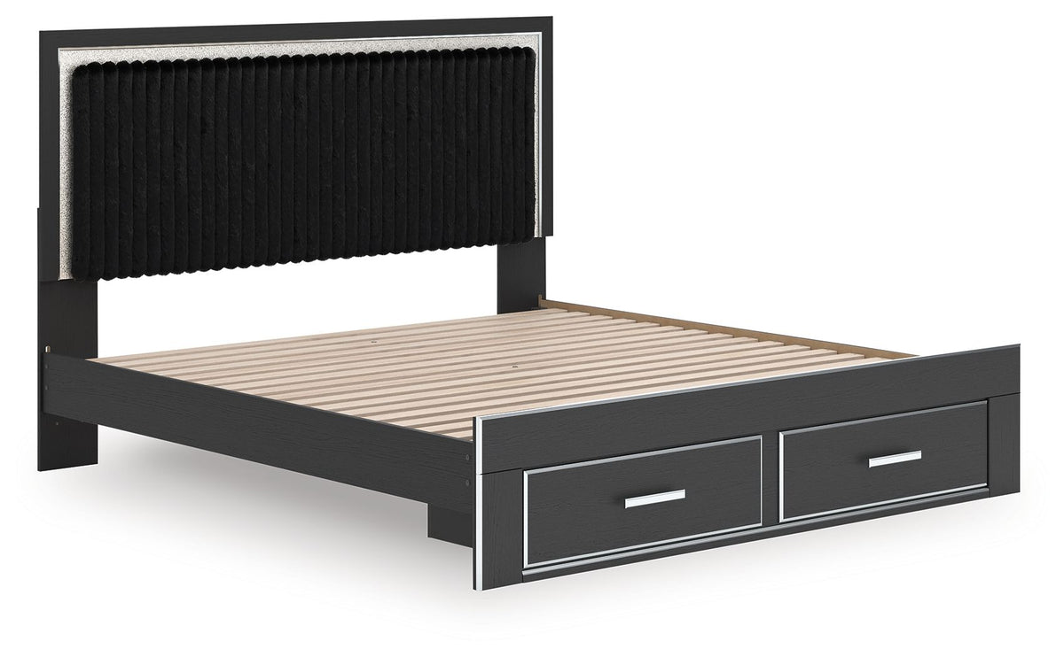 Zuraleus - Upholstered Panel Platform Storage Bed by Ashley – view 16