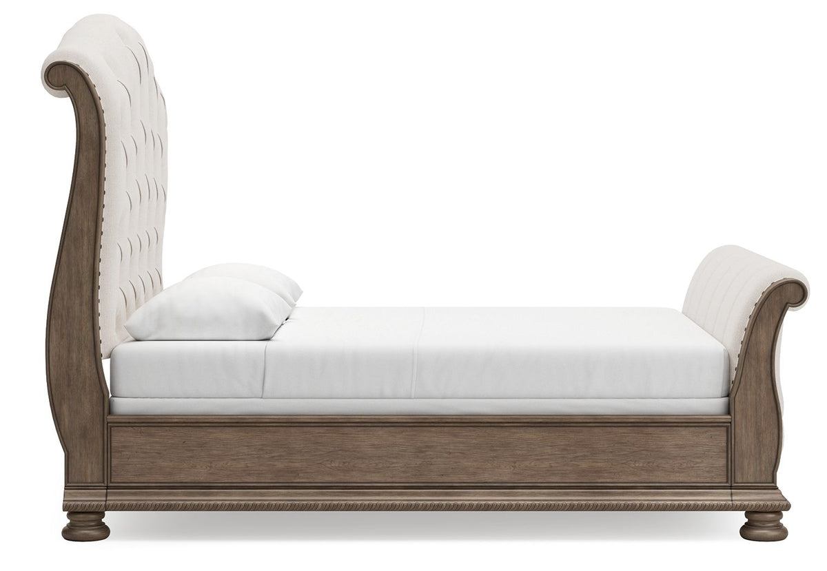 Ardenfield - Upholstered Sleigh Bed by Ashley – view 4