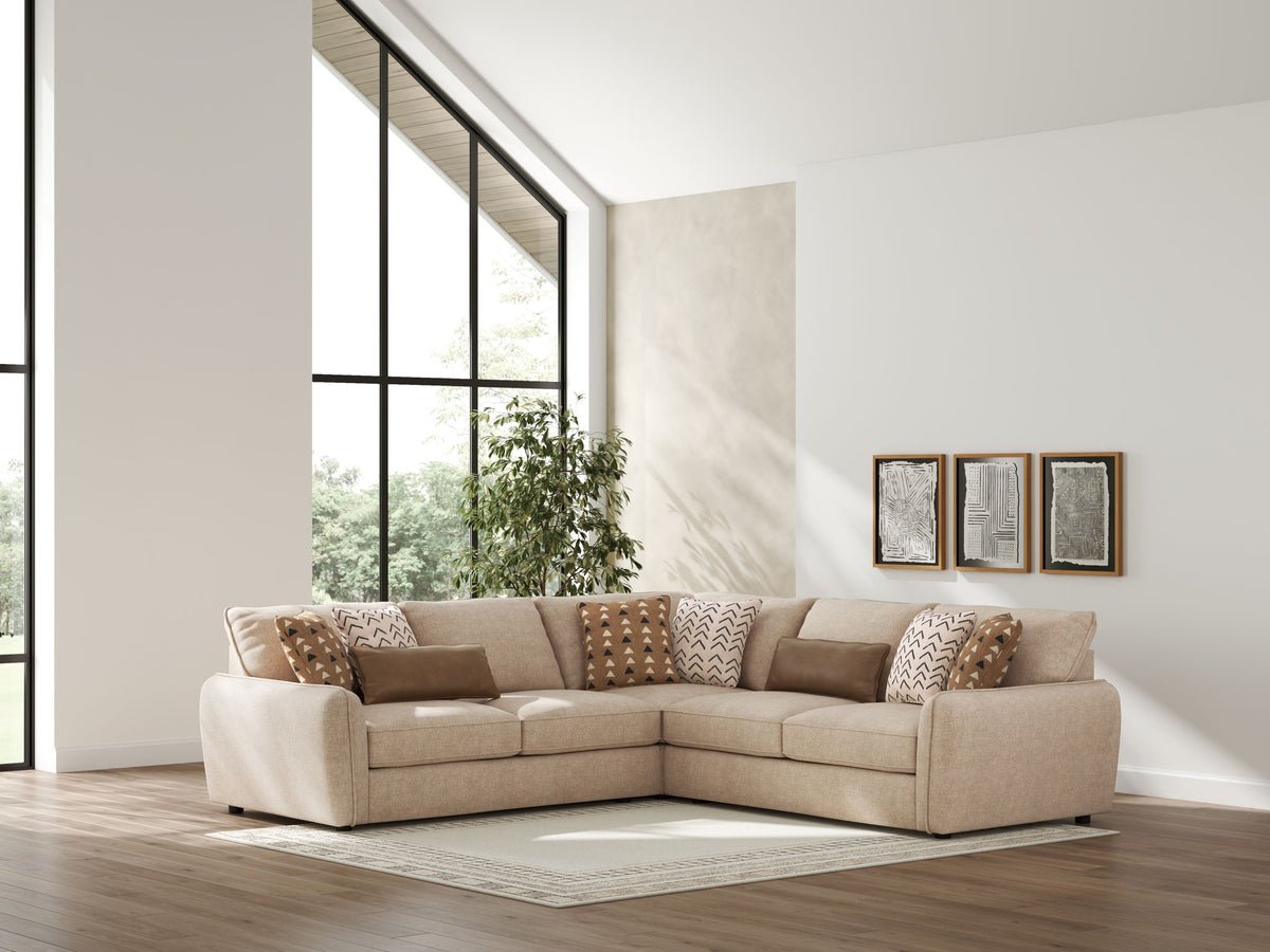 Seyler - 3-Piece Sectional - Sand – view 3