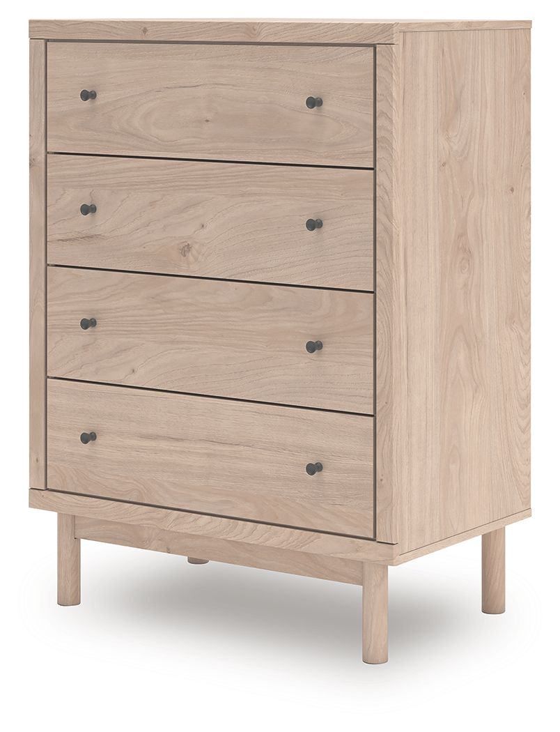 Arloster - Four Drawer Chest - Tan by Ashley – view 4