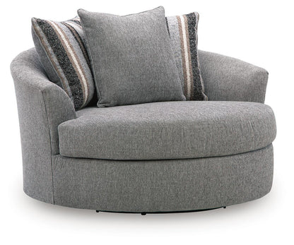 Creston Heights - Oversized Swivel Accent Chair - Smolder by Ashley – Swivel Chairs
