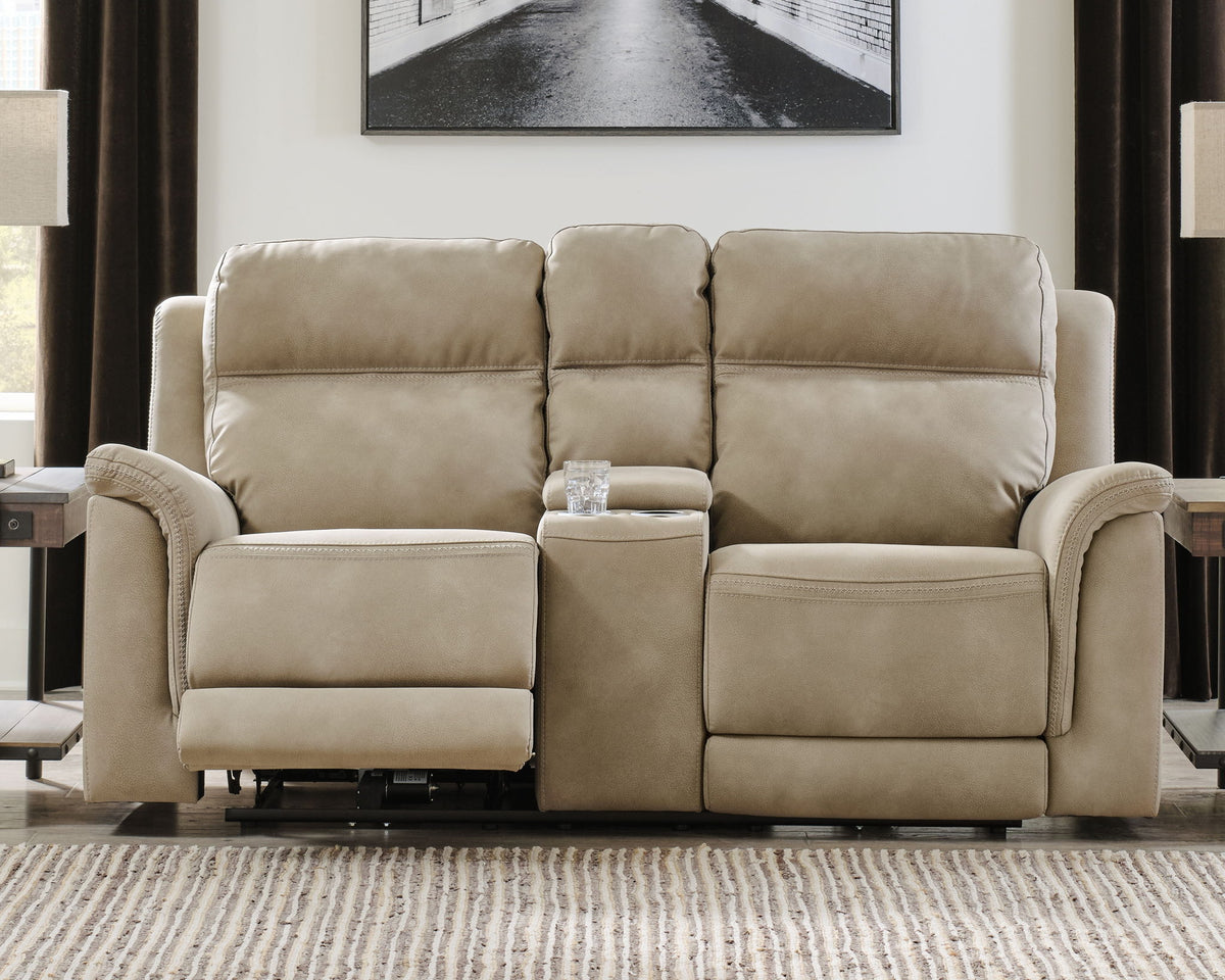 Next-Gen Durapella - Reclining Power Loveseat With Console by Ashley – view 7