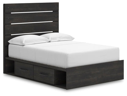 Hollivern - Panel Bed With Storage by Ashley – Storage Beds