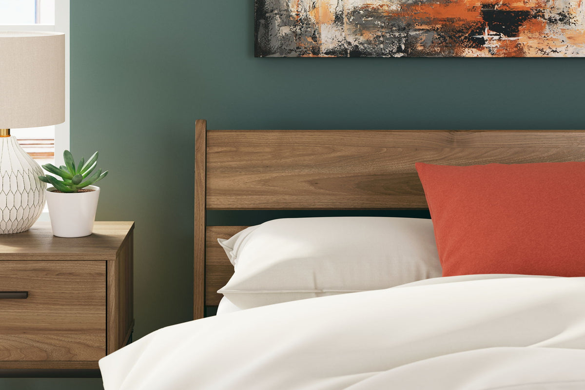 Deanlow - Full Panel Headboard - Honey by Ashley – Panel Headboards