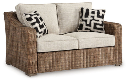 Beachcroft - Loveseat With Cushion - Beige by Ashley – Loveseats