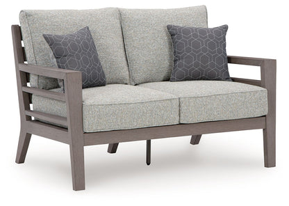 Hillside Barn - Loveseat With Cushion - Gray / Brown by Ashley – Loveseats