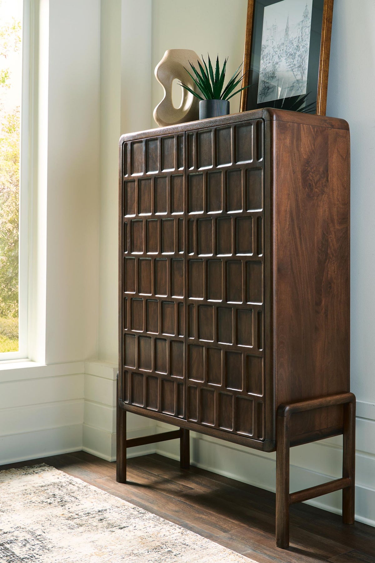 Dukestone - Accent Cabinet - Brown by Ashley – view 3