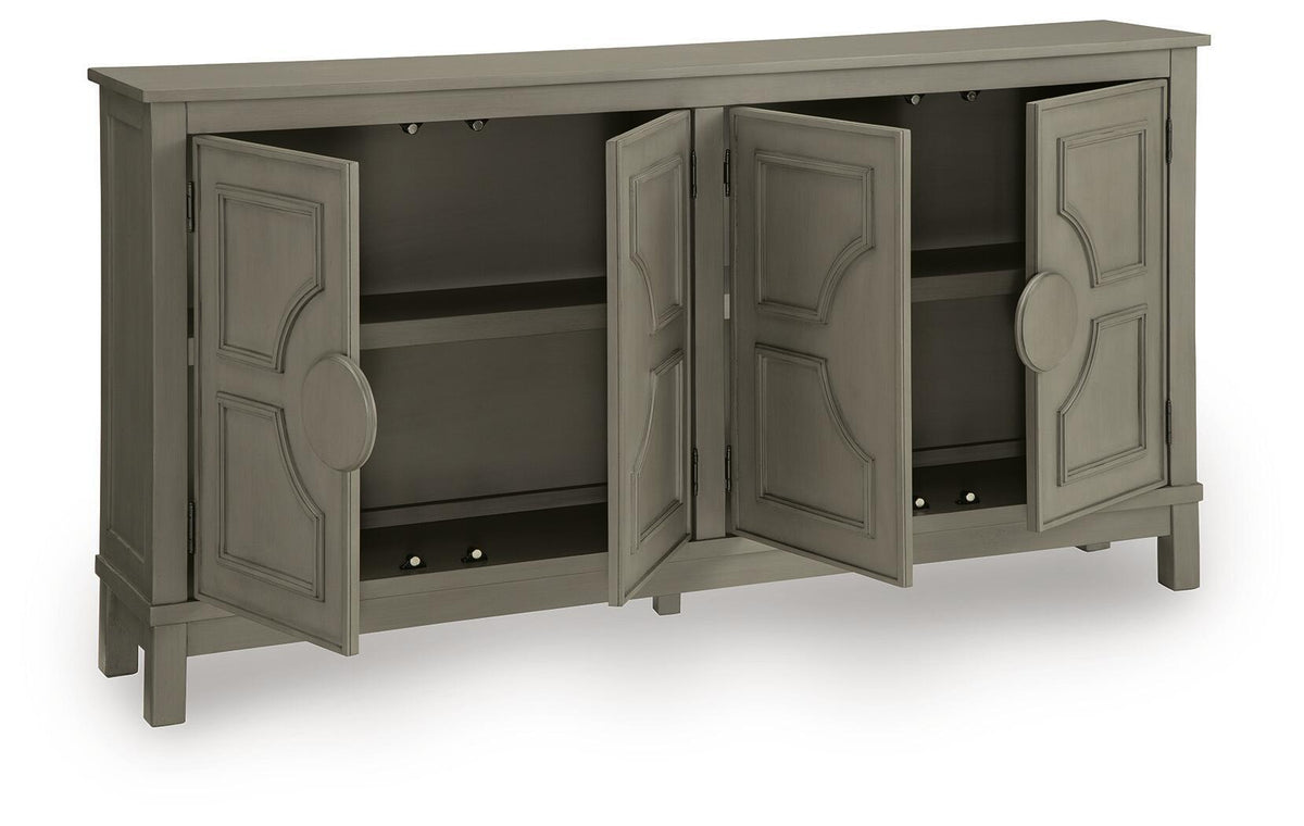 Darlock - Accent Cabinet - Warm Gray by Ashley – view 3