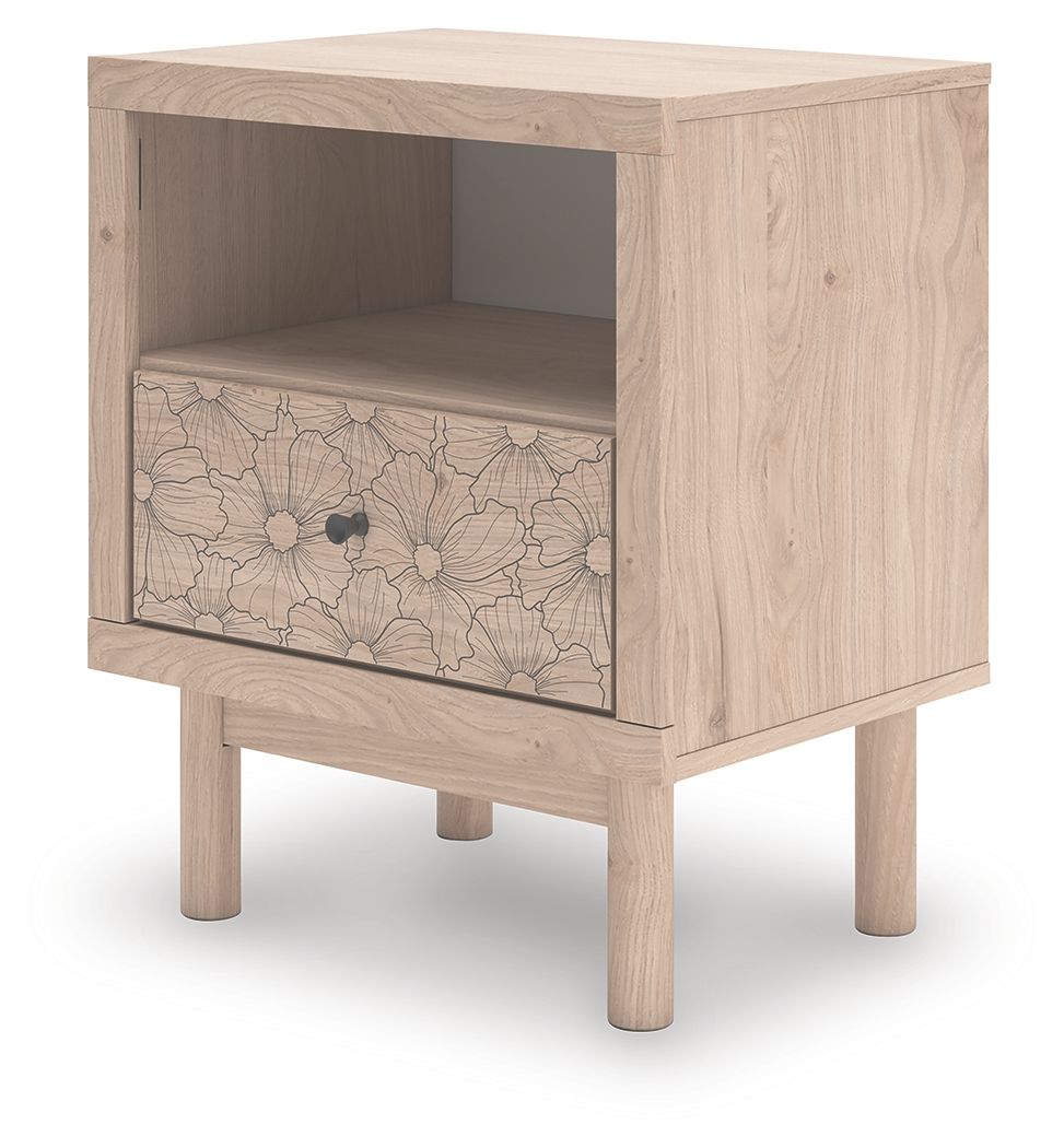 Arloster - One Drawer Night Stand - Tan by Ashley – view 4