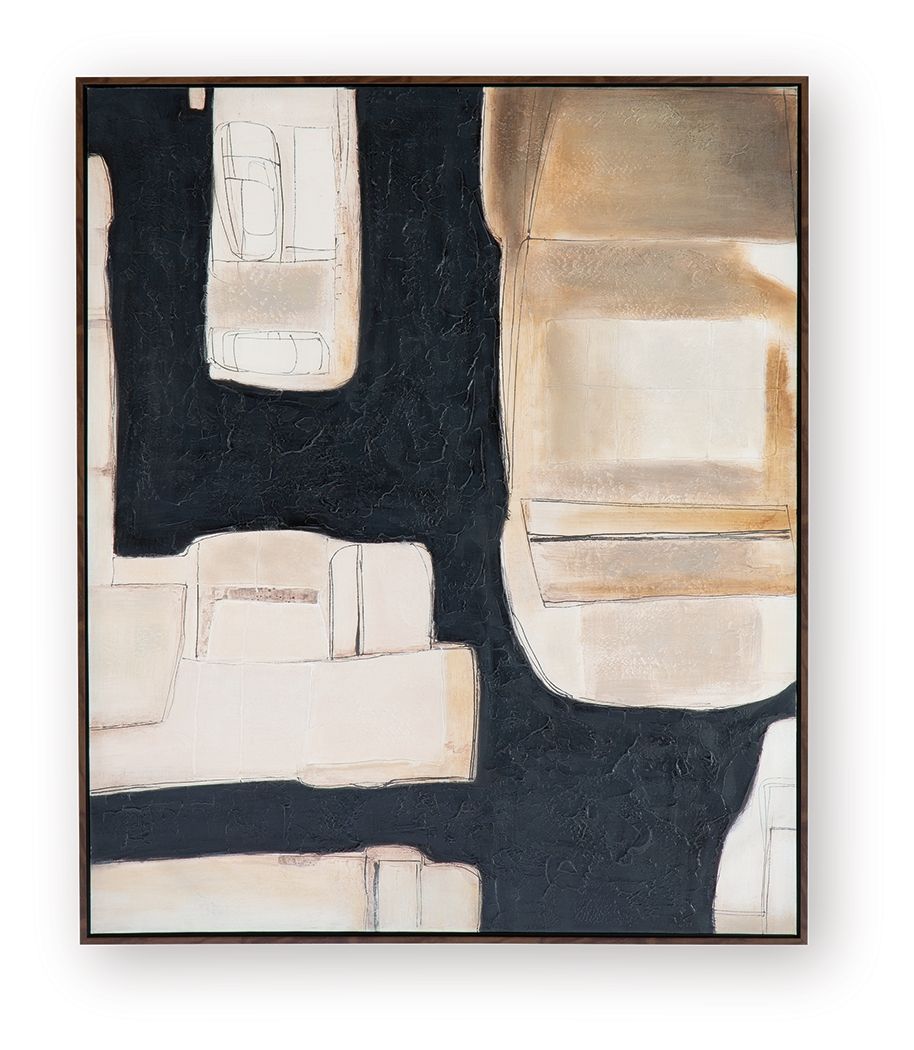 Feyville - Wall Art - Black / Brown / Cream by Ashley – Canvas Art