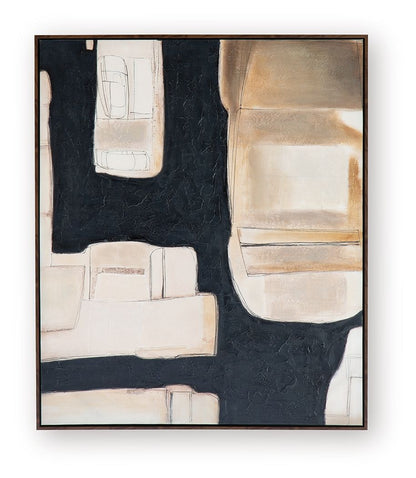 Feyville - Wall Art - Black / Brown / Cream by Ashley – Canvas Art