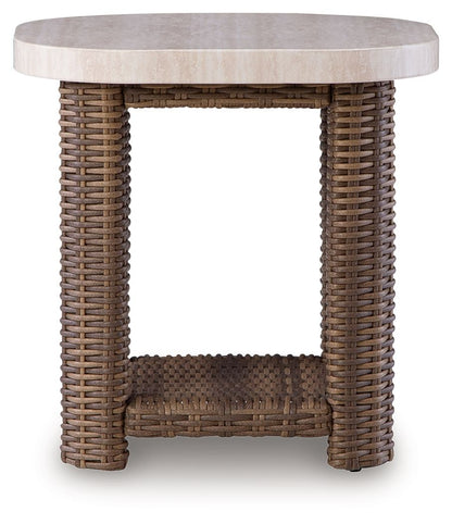 Dolan Creek - Square End Table - Beige / Brown by Ashley – view 4