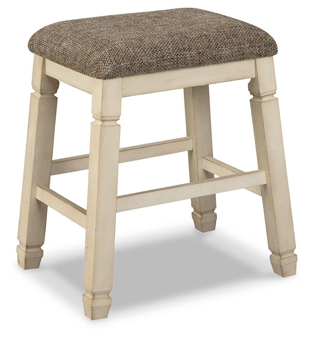 Bolanburg - Upholstered Stool (Set of 2) - Beige by Ashley – view 4