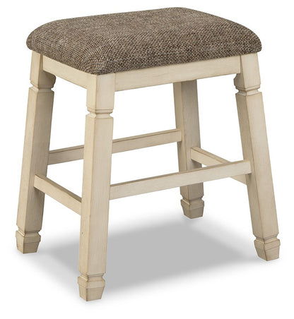 Bolanburg - Upholstered Stool (Set of 2) - Beige by Ashley – view 4