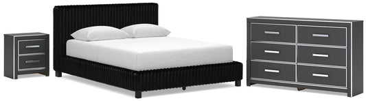 Zuraleus - Upholstered Bedroom Set – 3 Piece Bedroom Sets
