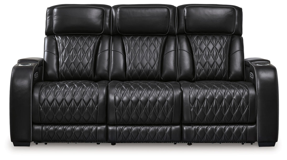 Boyington - Power Reclining Sofa With Adj Headrest by Ashley – view 2