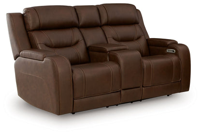 Knightington - Power Reclining Loveseat With Audio Seating by Ashley – view 2