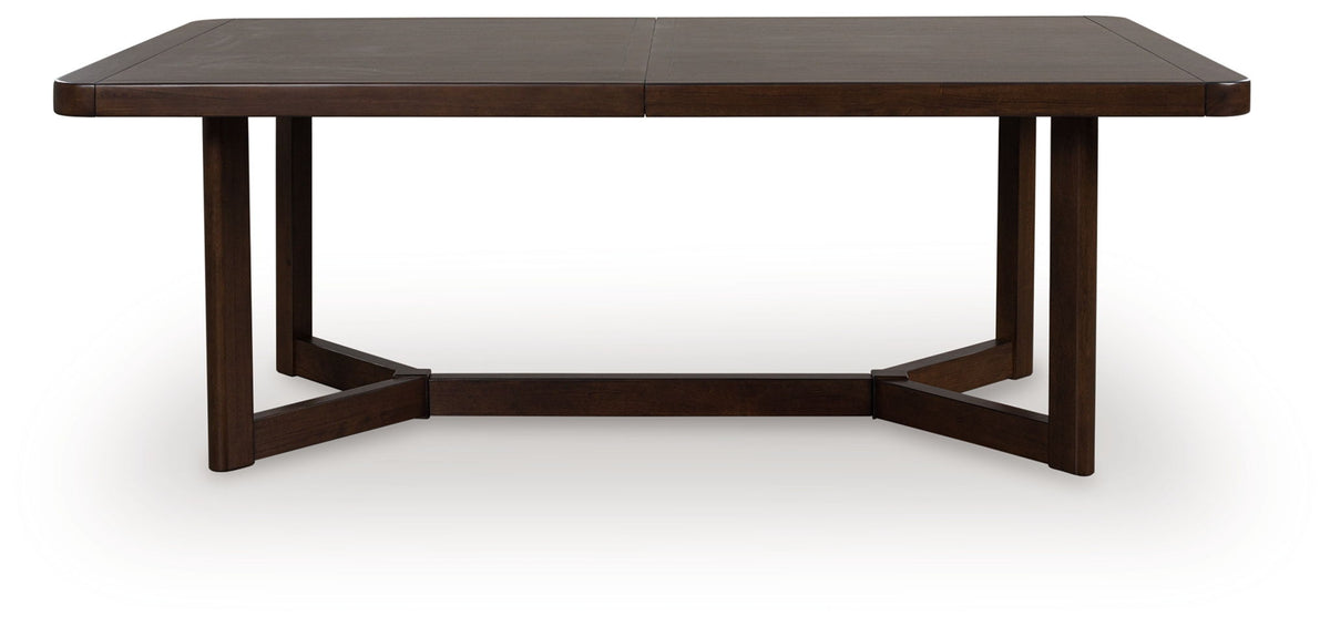 Dilenno - Rectangular Dining Room Extension Table - Dark Brown by Ashley – view 4