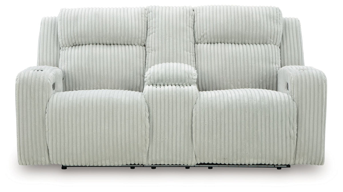 Forest Lake - Power Reclining Loveseat With Console / Adj Headrest by Ashley – view 7