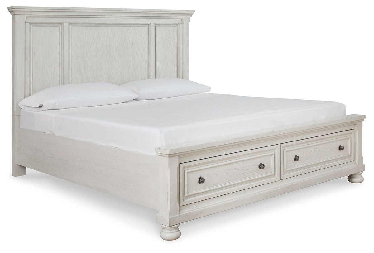 Robbinsdale - Panel Storage Bed by Ashley – Storage Beds