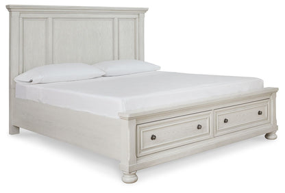 Robbinsdale - Panel Storage Bed by Ashley – Storage Beds