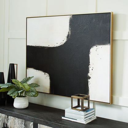 Reighlea - Wall Art - Black / White by Ashley – view 4