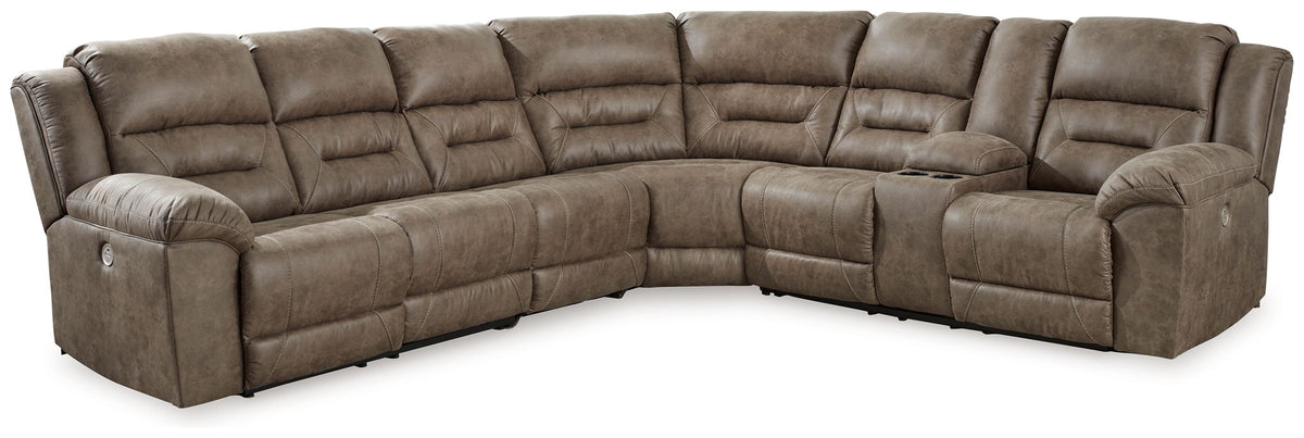 Ravenel - 4 Piece Reclining Sectional by Ashley – view 2