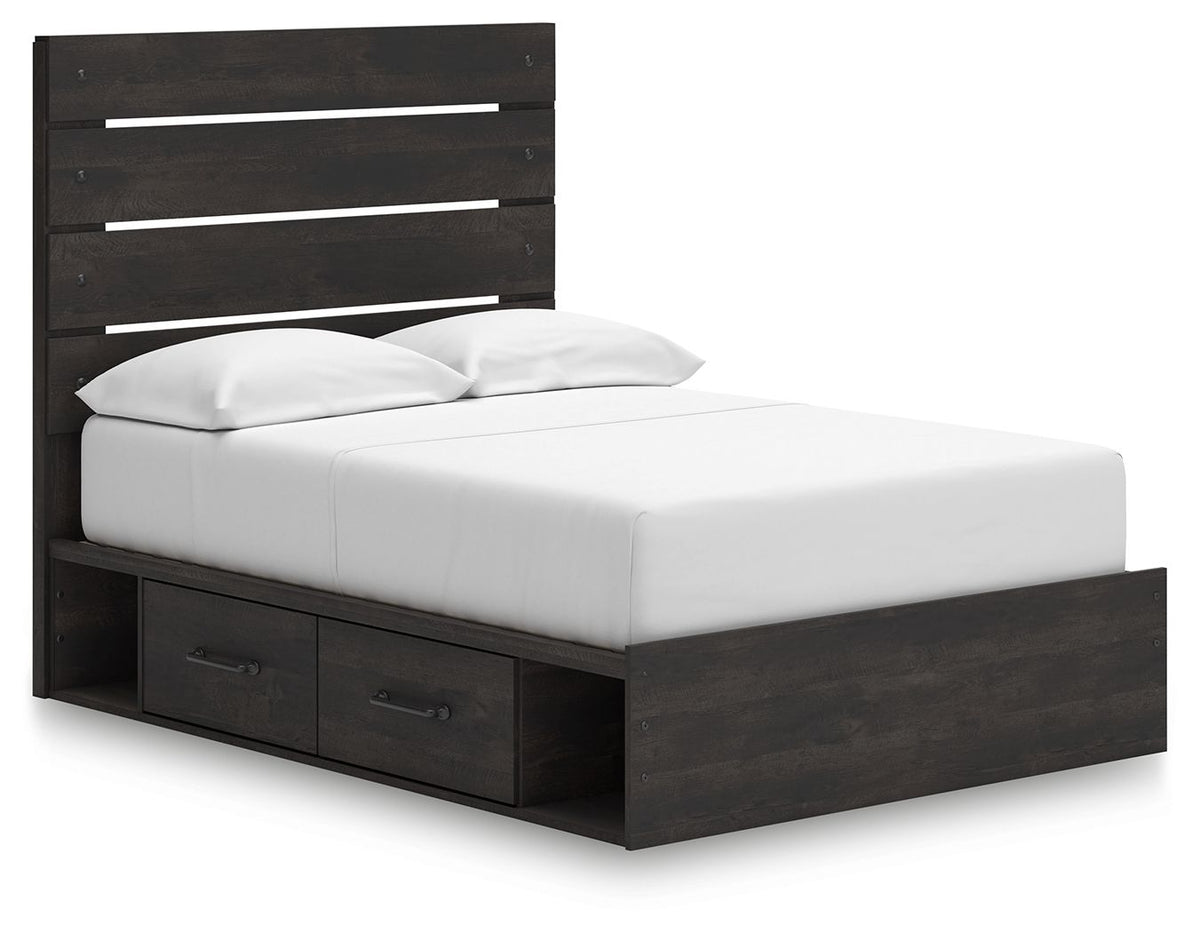 Hollivern - Panel Storage Bed by Ashley – Storage Beds