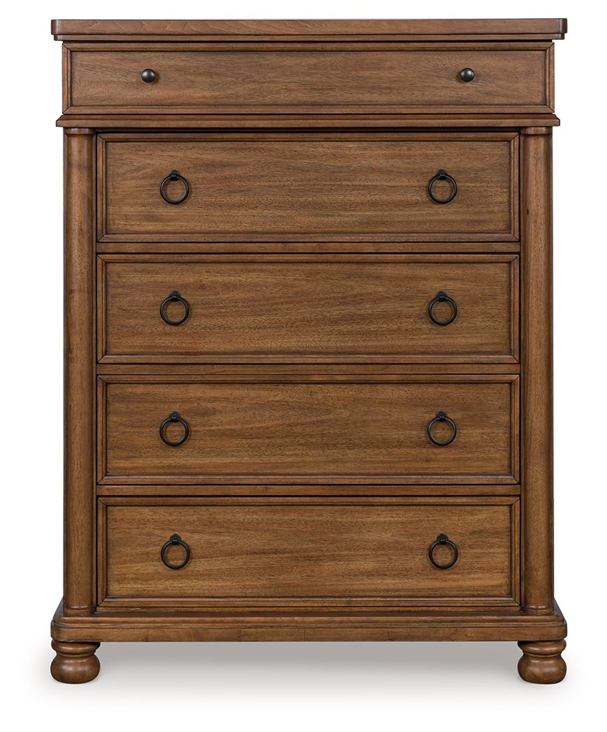 Rowlenstown - Five Drawer Chest by Ashley – view 7