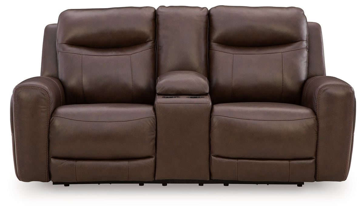 Gravier - Power Reclining Loveseat With Console / Adjustable Headrest - Cordova – view 4