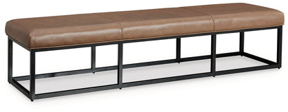 Joston - Accent Bench - Caramel by Ashley – Accent Benches