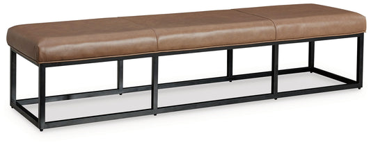 Joston - Accent Bench - Caramel by Ashley – Accent Benches