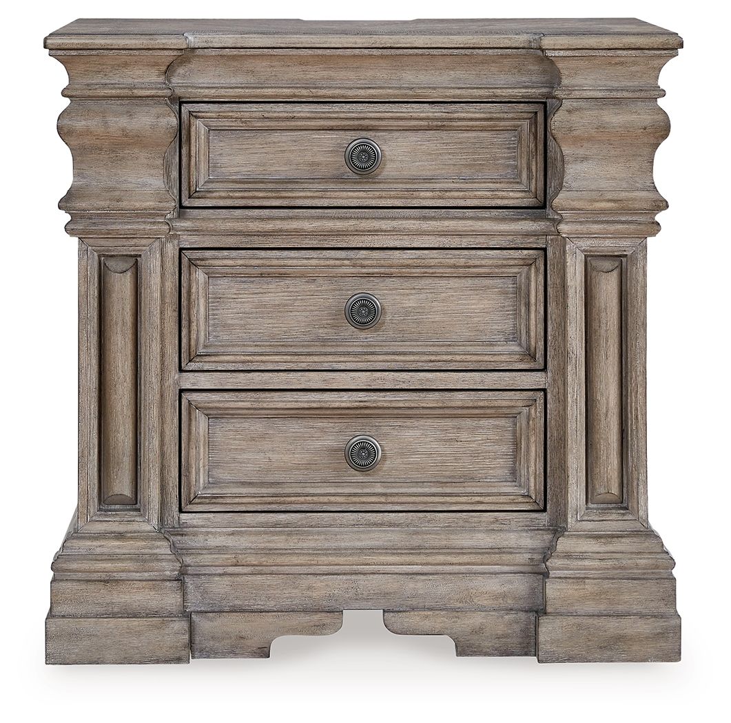 Blairhurst - Three Drawer Night Stand - Light Grayish Brown by Ashley – view 4